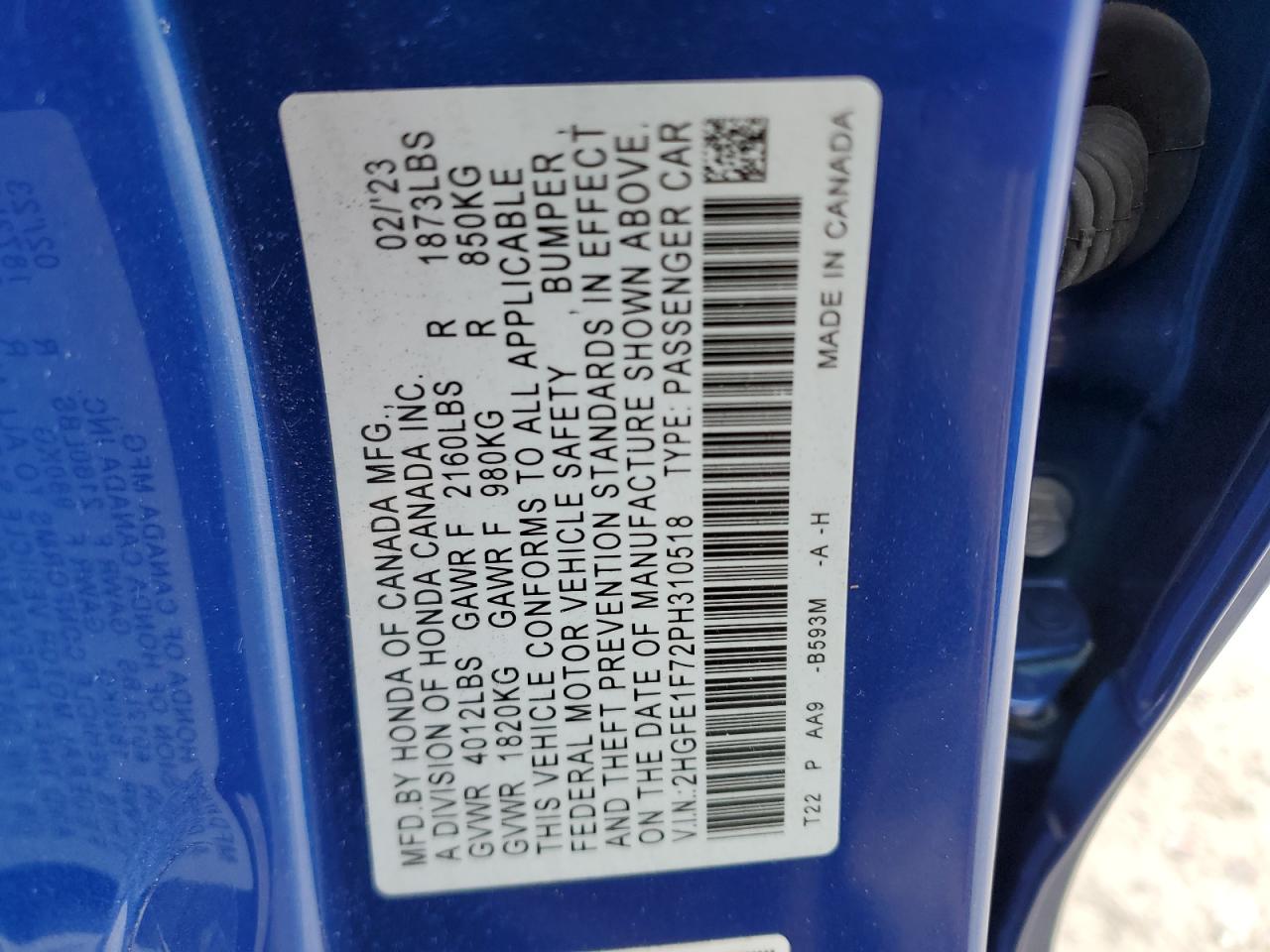 2023 Honda Civic - Image 14