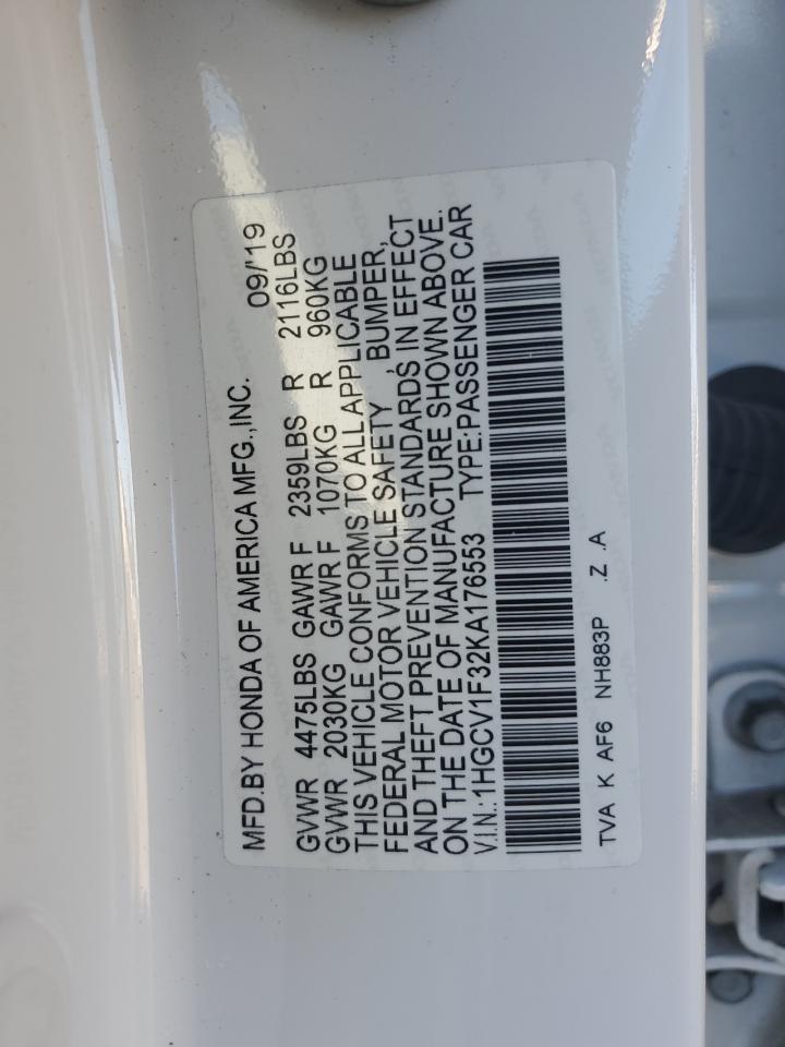 2019 Honda Accord - Image 12