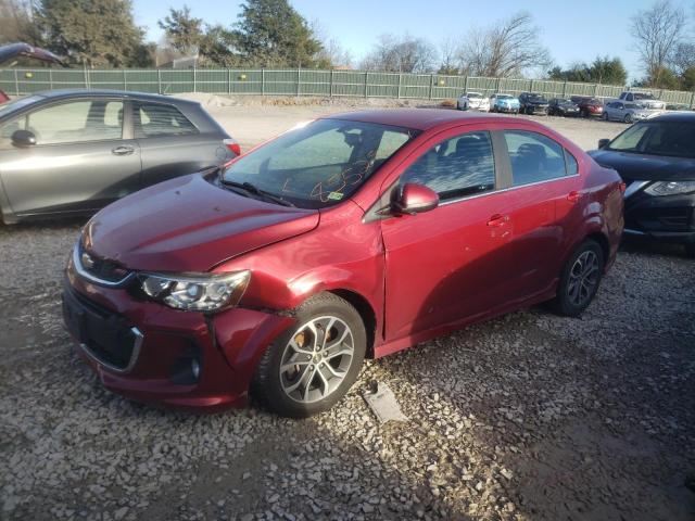  CHEVROLET SONIC 2017 Burgundy