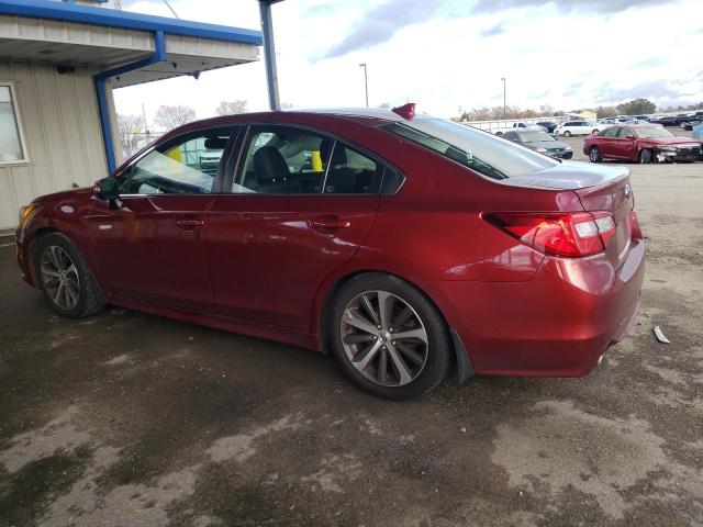  SUBARU LEGACY 2016 Czerwony