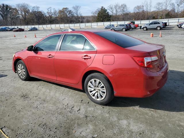  TOYOTA CAMRY 2012 Red