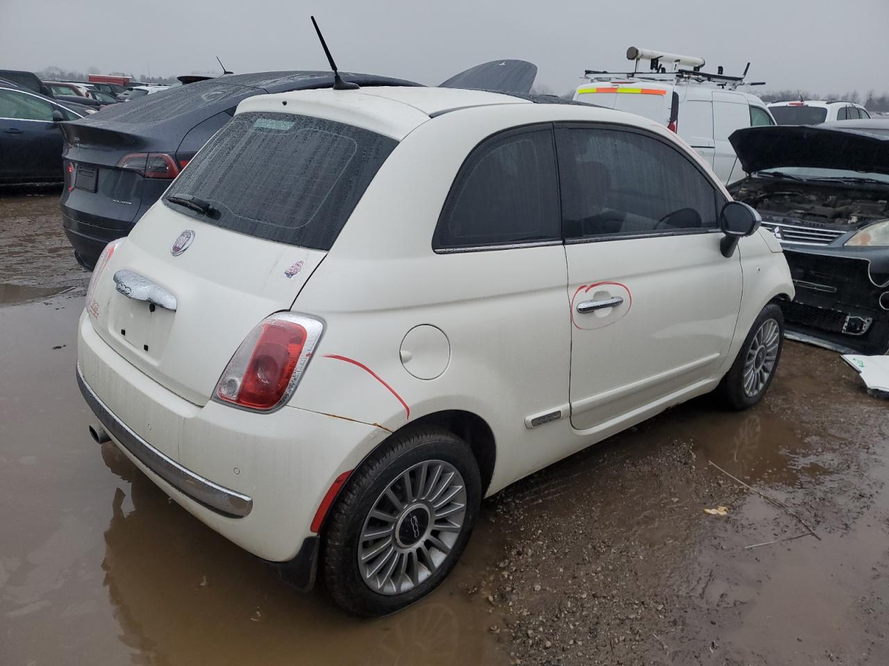 2012 Fiat 500 Lounge VIN: 3C3CFFCR3CT106544 Lot: 86909104