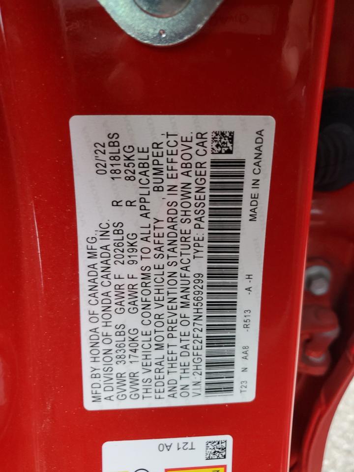 2022 Honda Civic - Image 12