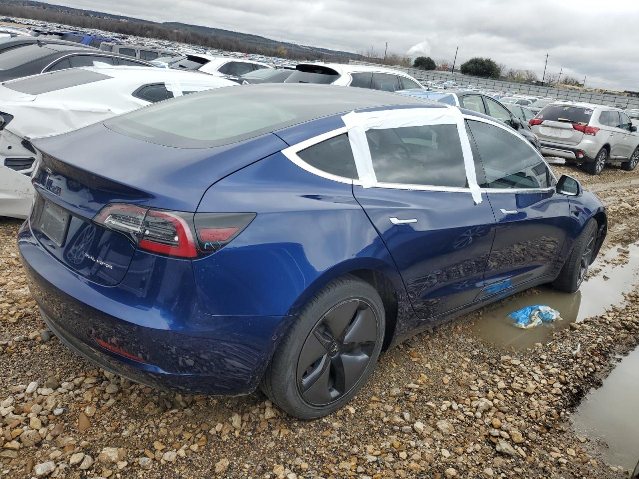 VIN 5YJ3E1EB8KF210848 2019 TESLA MODEL 3 no.3