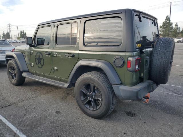  JEEP WRANGLER 2021 Зелений