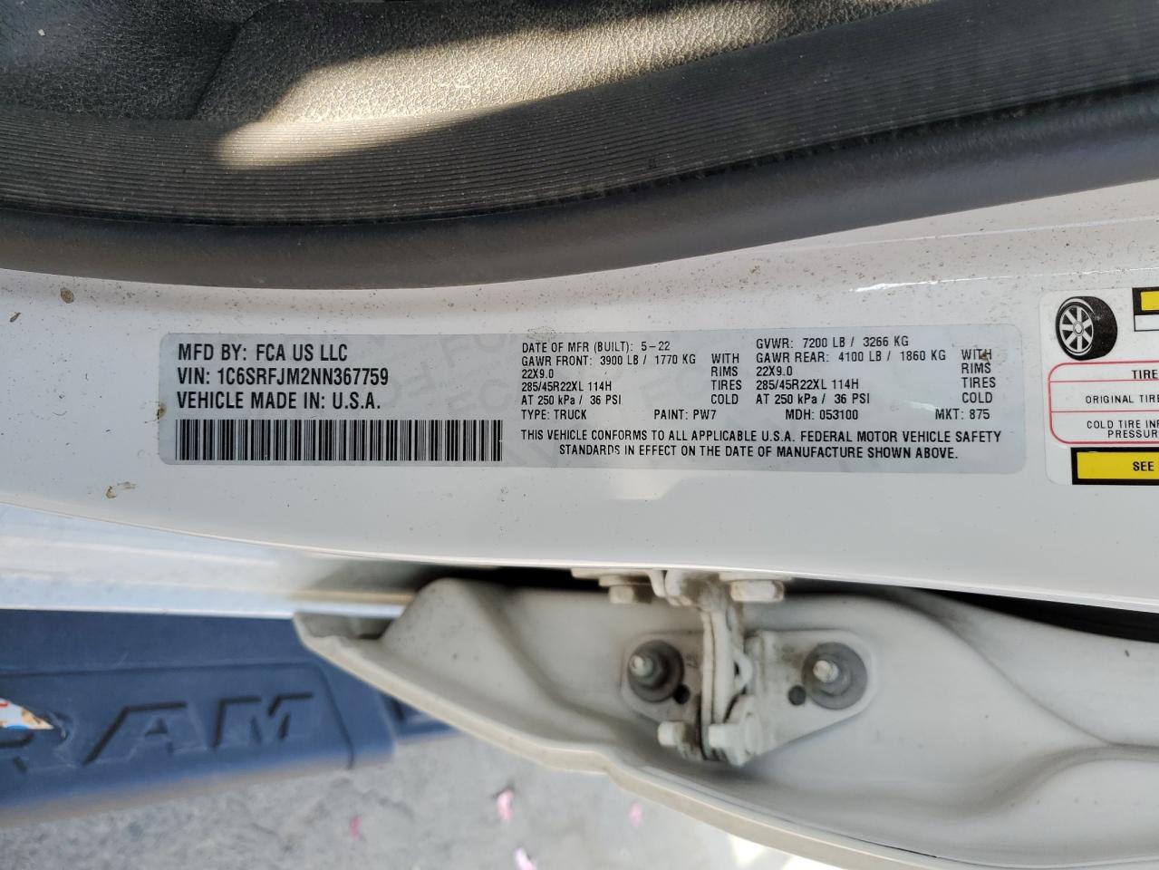 2022 RAM 1500 - Image 12
