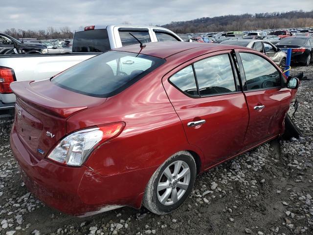  NISSAN VERSA 2014 Красный