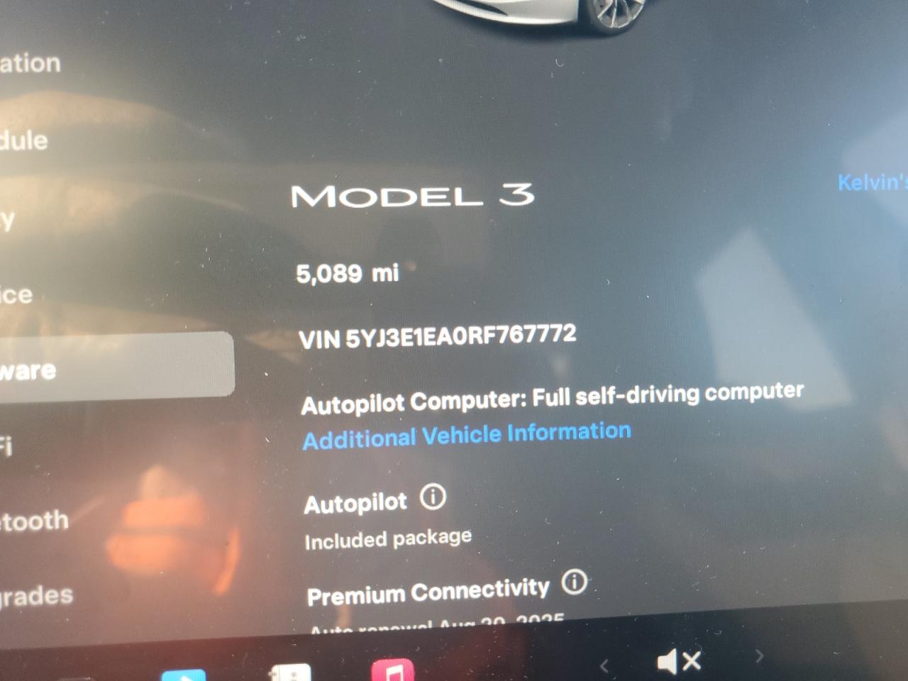 2024 Tesla Model 3 VIN: 5YJ3E1EA0RF767772 Lot: 80846714