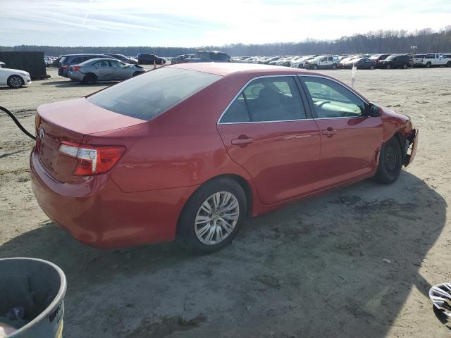  TOYOTA CAMRY 2012 Red