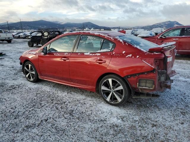  SUBARU IMPREZA 2017 Червоний