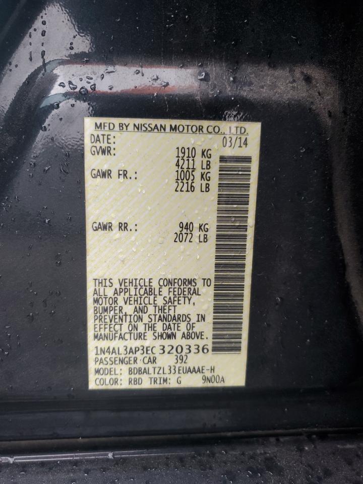 VIN 1N4AL3AP3EC320336 2014 NISSAN ALTIMA no.13