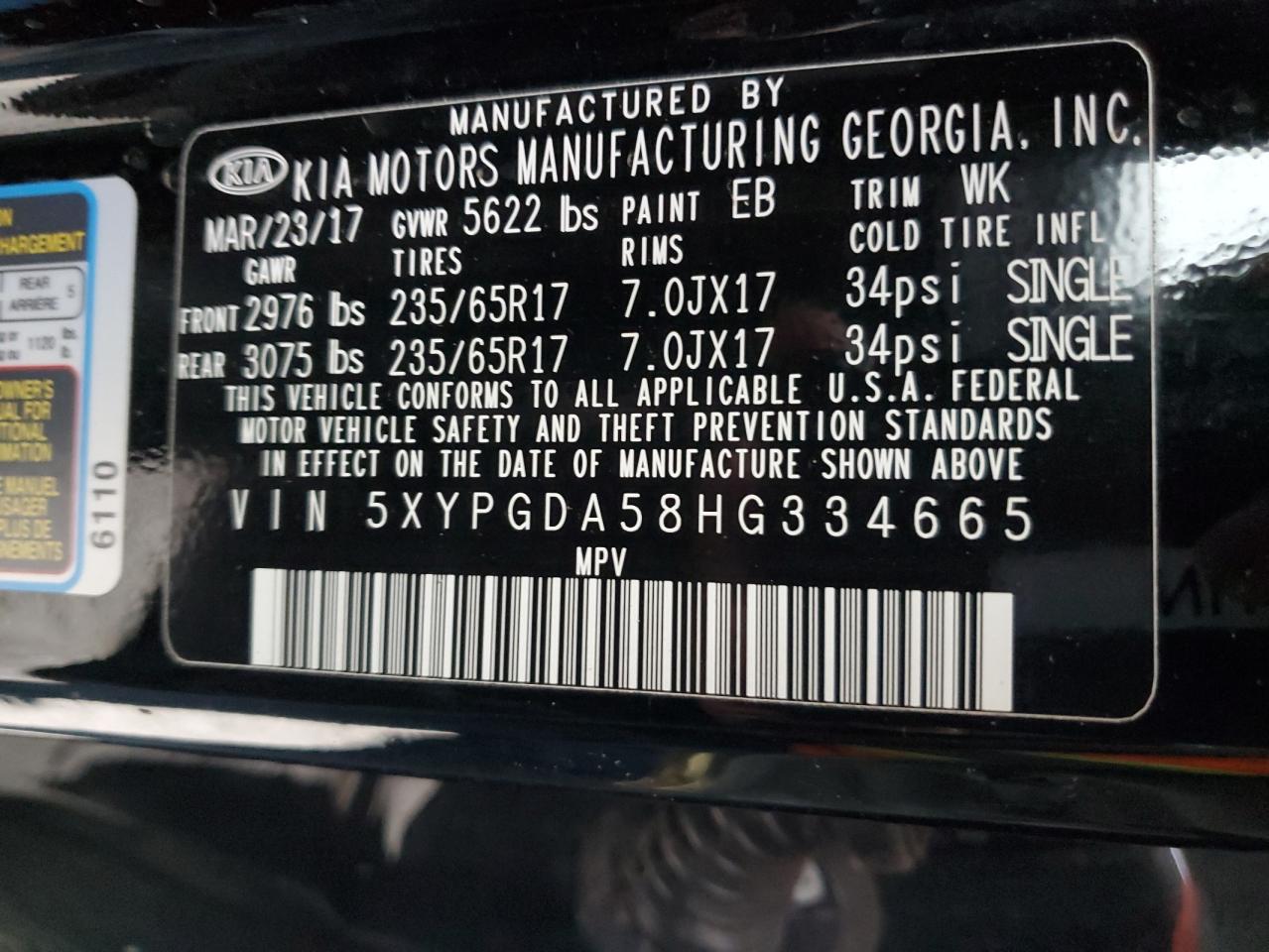 2017 Kia Sorento - Image 15