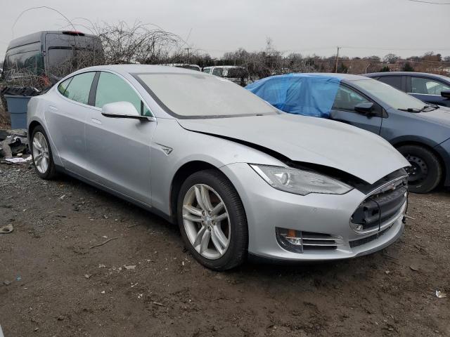 Хэтчбеки TESLA MODEL S 2014 Серебристый