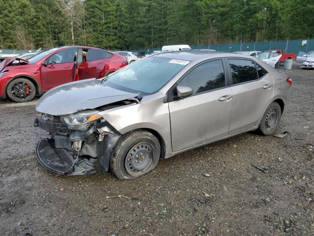 Sedans TOYOTA COROLLA 2014 tan