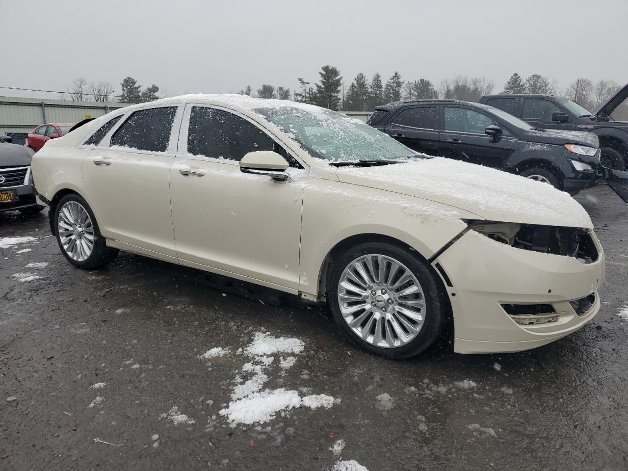 VIN 3LN6L2GK3ER801349 2014 LINCOLN MKZ no.4