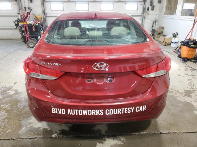  HYUNDAI ELANTRA 2013 Red