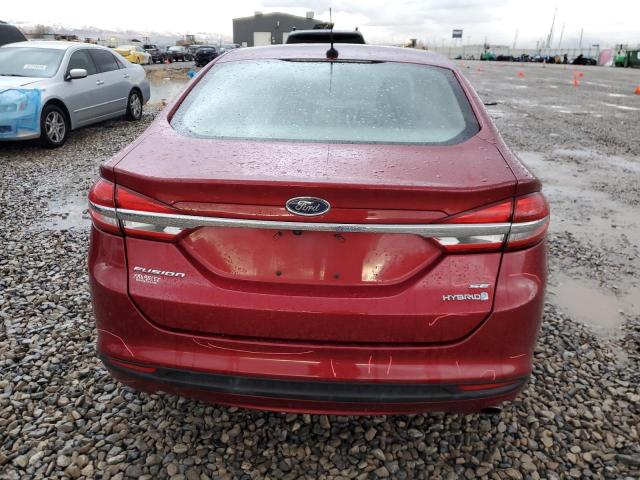  FORD FUSION 2018 Красный