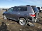 2013 Toyota Highlander Hybrid Limited zu verkaufen in Denver, CO - Rear End