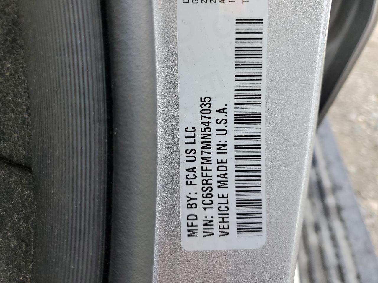 VIN 1C6SRFFM7MN547035 2021 RAM 1500 no.12