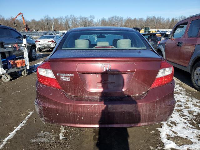  HONDA CIVIC 2012 Bordowy