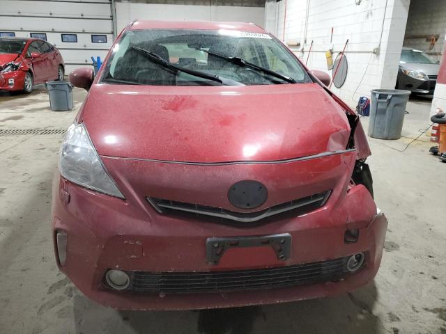  TOYOTA PRIUS 2014 Czerwony