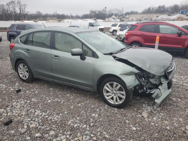  SUBARU IMPREZA 2015 Green