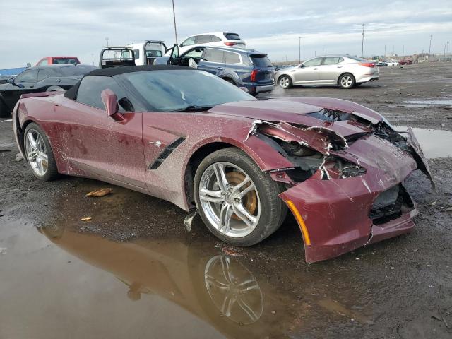 Cabriolets CHEVROLET CORVETTE 2016 Burgundy