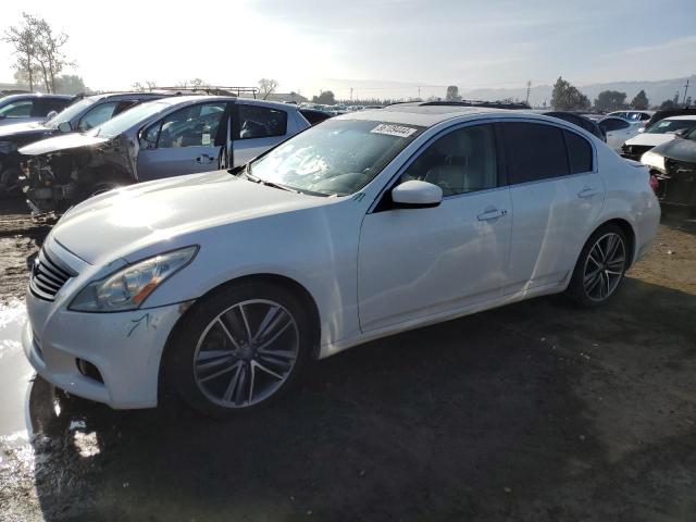  INFINITI G37 2012 White