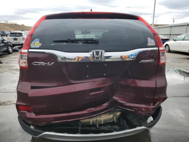  HONDA CRV 2016 Burgundy