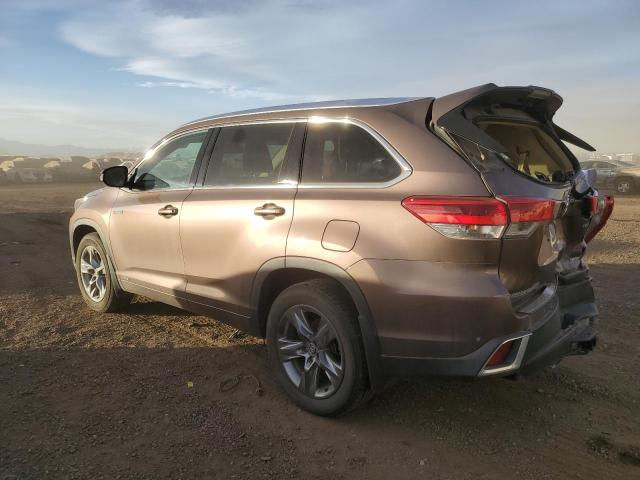  TOYOTA HIGHLANDER 2017 tan