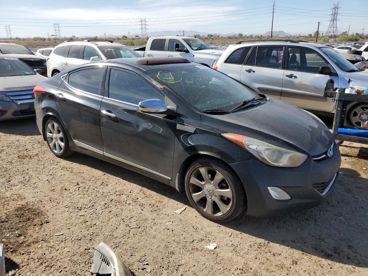 VIN KMHDH4AE3DU863820 2013 HYUNDAI ELANTRA no.4