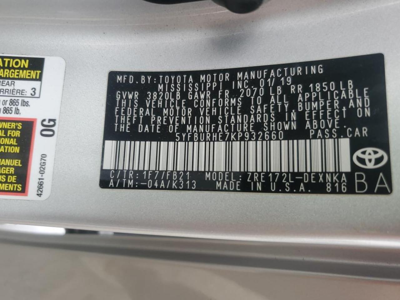 2019 Toyota Corolla - Image 13