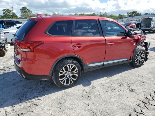  MITSUBISHI OUTLANDER 2018 Czerwony