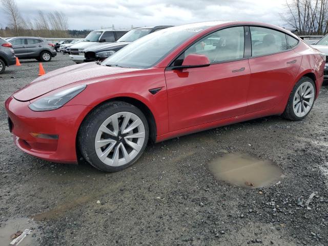  TESLA MODEL 3 2022 Красный