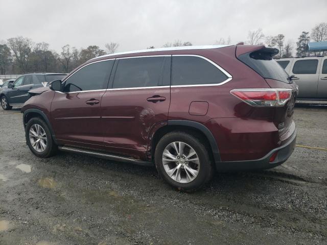 Parquets TOYOTA HIGHLANDER 2015 Maroon