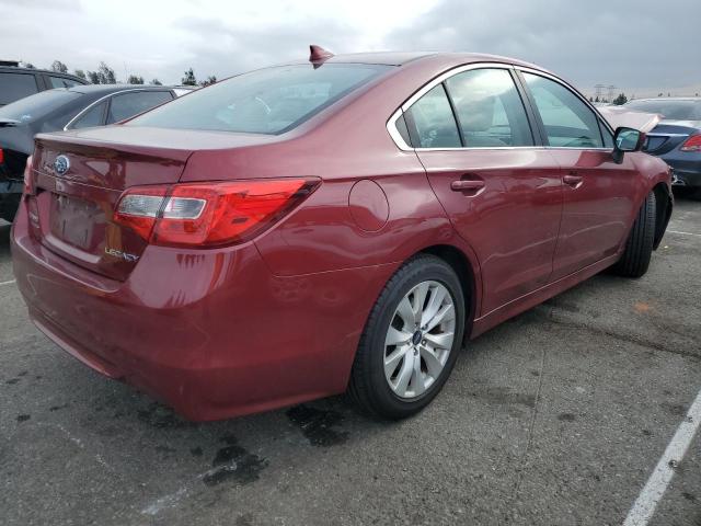  SUBARU LEGACY 2016 Бургунди