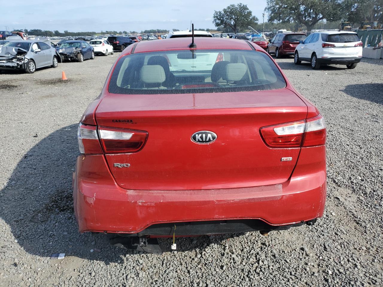 VIN KNADM4A35E6396451 2014 KIA RIO no.6