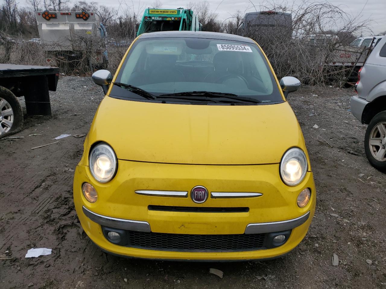 2015 Fiat 500 Lounge VIN: 3C3CFFCR3FT576285 Lot: 85095534