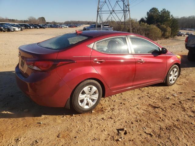  HYUNDAI ELANTRA 2016 Czerwony