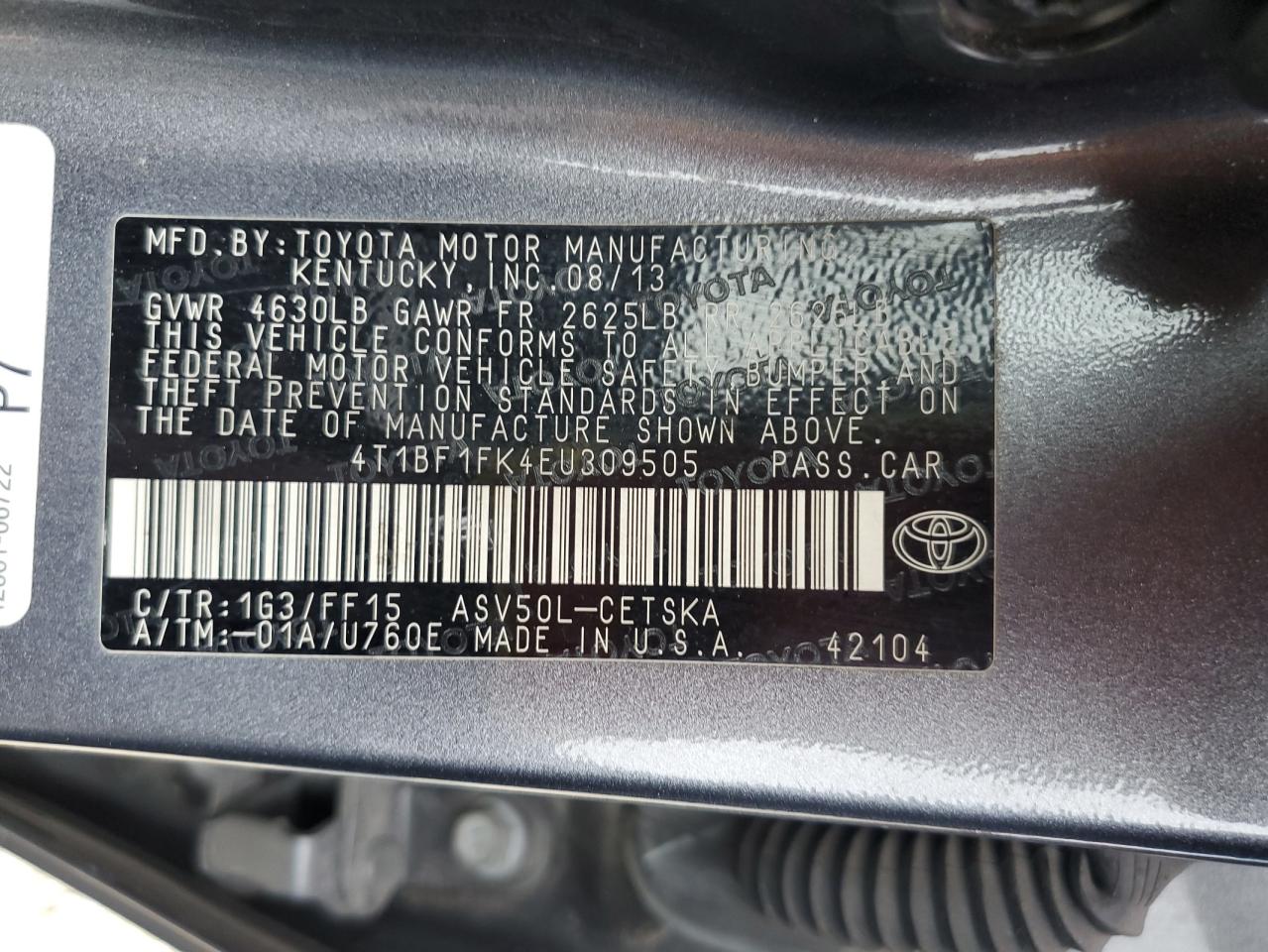 2014 Toyota Camry - Image 12