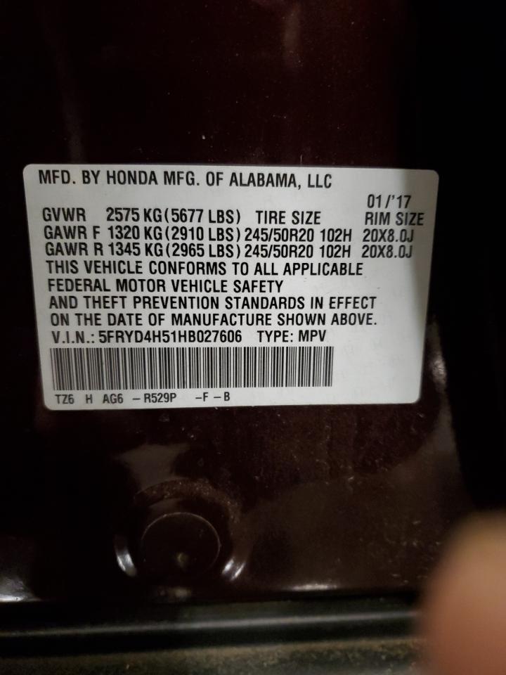 2017 Acura Mdx Technology VIN: 5FRYD4H51HB027606 Lot: 86615384