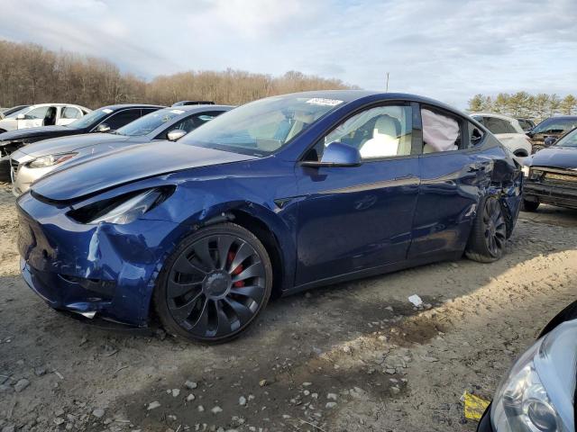  TESLA MODEL Y 2024 Синий