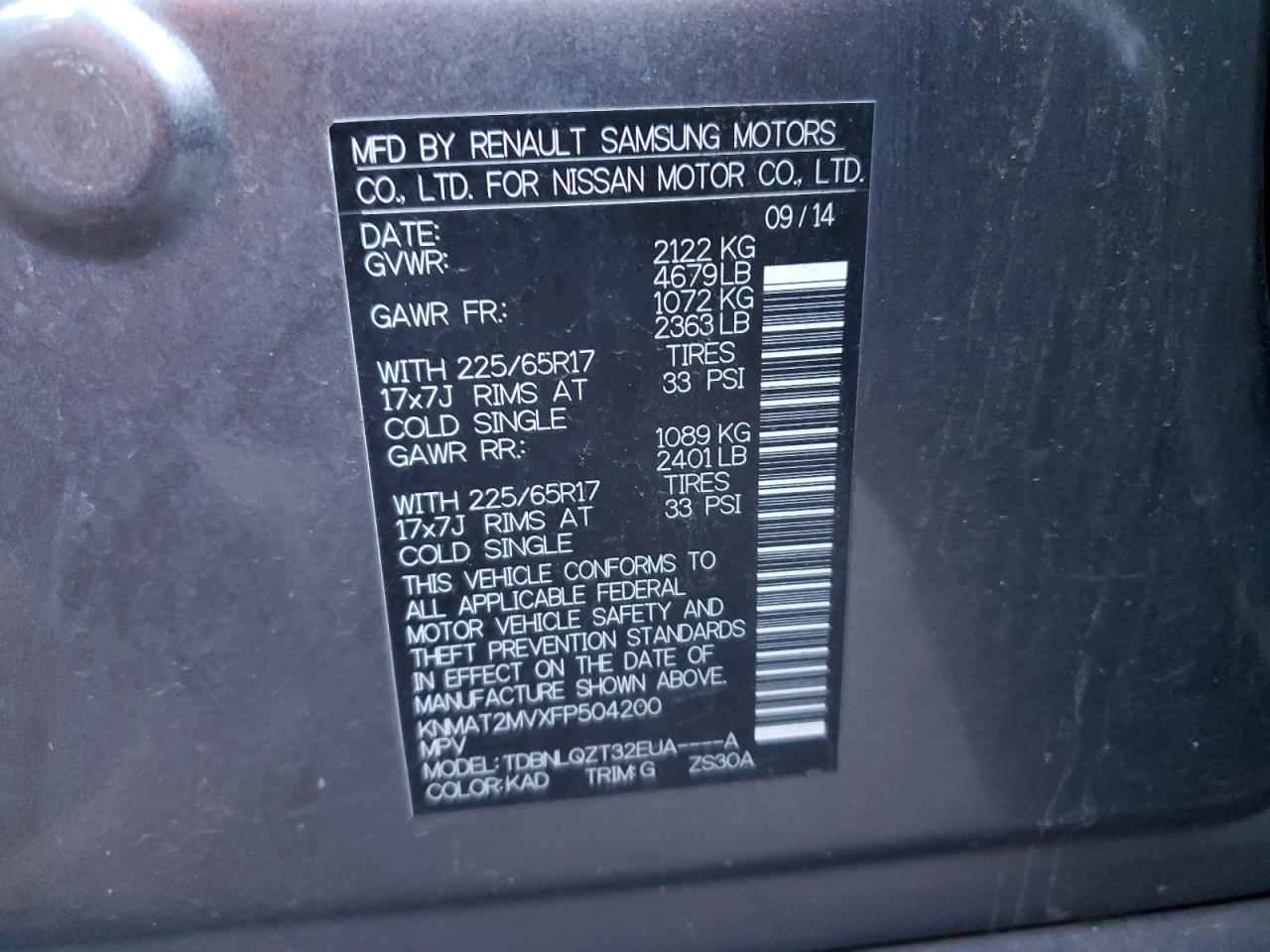2015 Nissan Rogue - Image 13