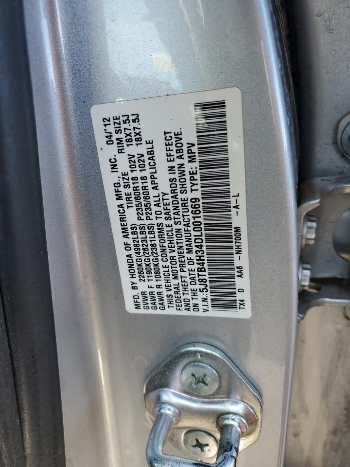 VIN 5J8TB4H34DL001669 2013 ACURA RDX no.13