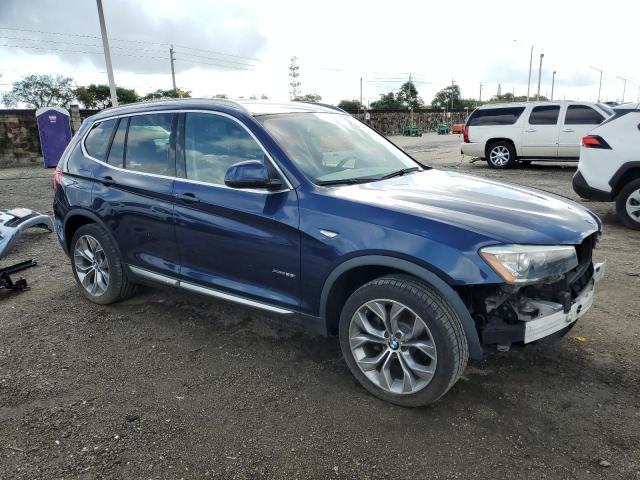  BMW X3 2016 Синий