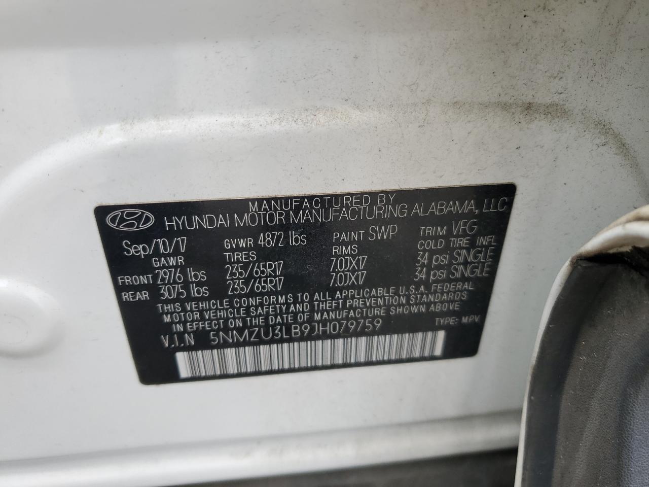 2018 Hyundai Santa Fe - Image 14