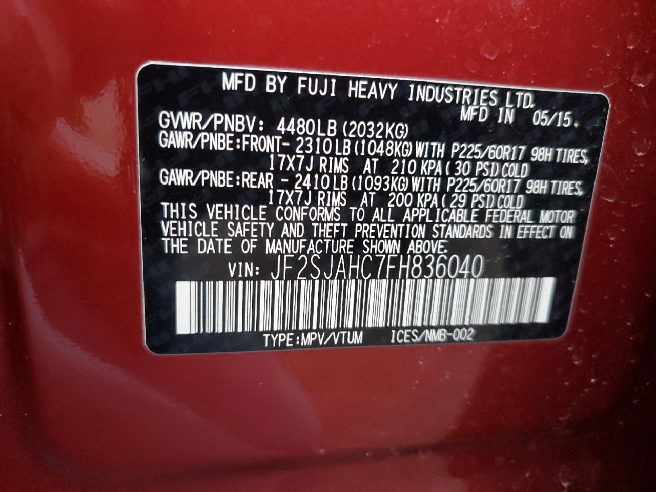 2015 Subaru Forester - Image 14
