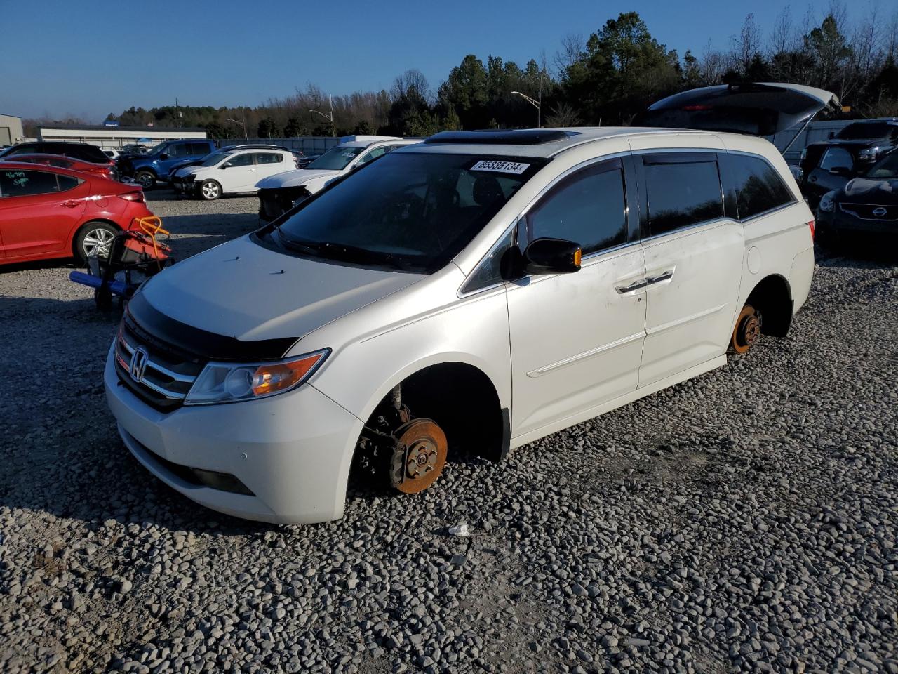 VIN 5FNRL5H99DB051728 2013 HONDA ODYSSEY no.1