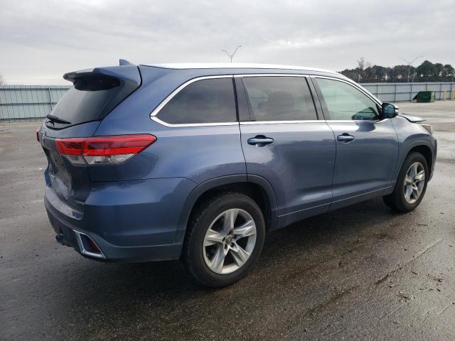  TOYOTA HIGHLANDER 2017 Blue