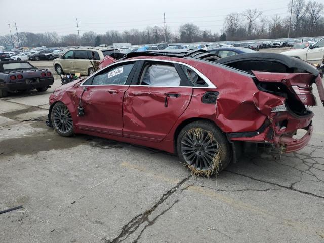  LINCOLN MKZ 2016 Czerwony